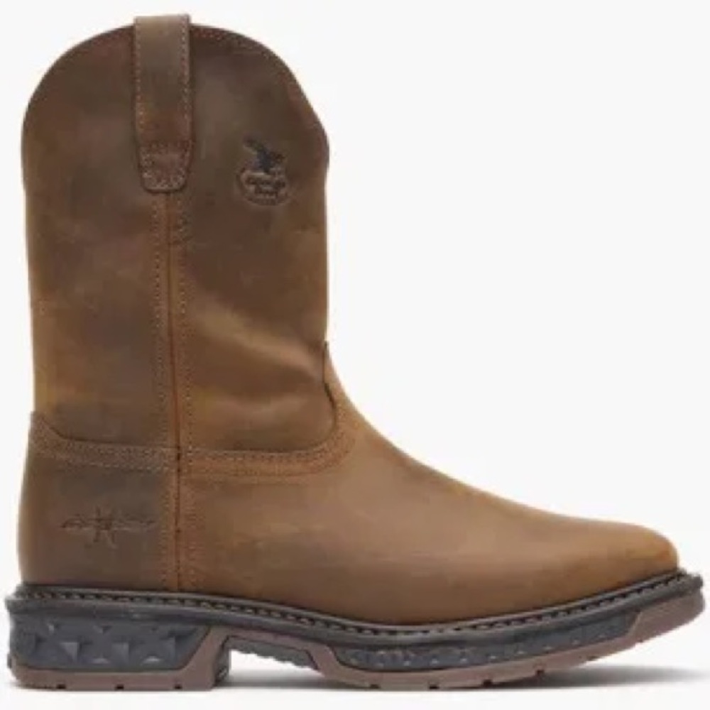 Georgia Boot 11” carbo-tec LT WP brown leather pull on boots men’s‎ size 13W
